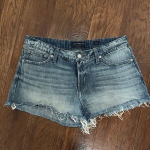 Lucky Brand Women's Distressed Blue Jean Shorts